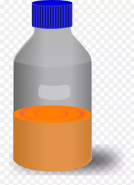 试剂瓶液体剪辑艺术化学瓶