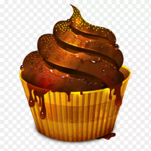 纸杯蛋糕巧克力蛋糕生日蛋糕提拉米苏电脑图标-巧克力蛋糕