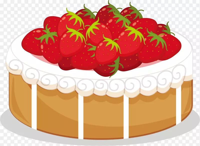 生日蛋糕纸杯蛋糕水果蛋糕剪贴画蛋糕