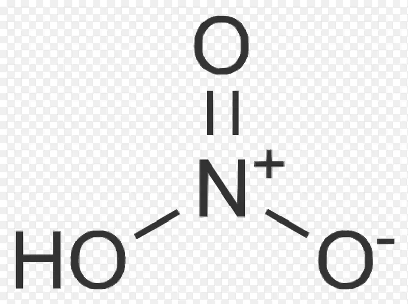 Lewis结构硝酸化学化合物