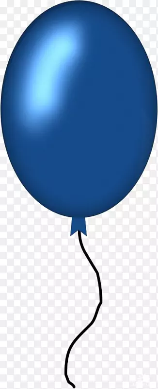 蓝色玩具气球夹艺术气球
