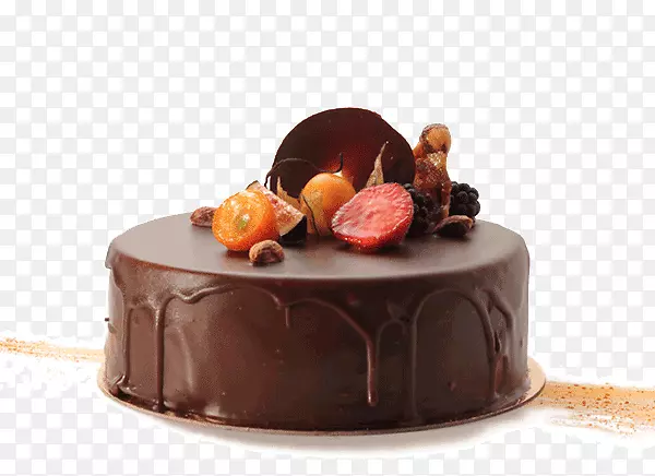 巧克力蛋糕摩丝牛膝巧克力松露巧克力蛋糕