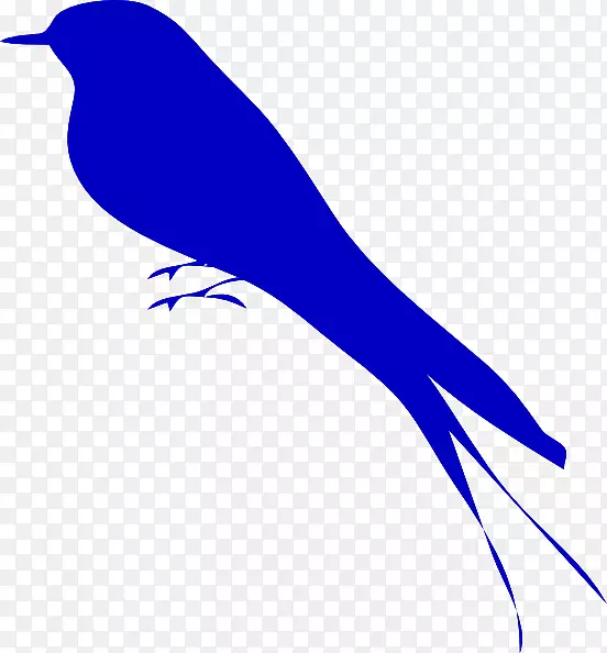 蓝鸟剪贴画-鸟