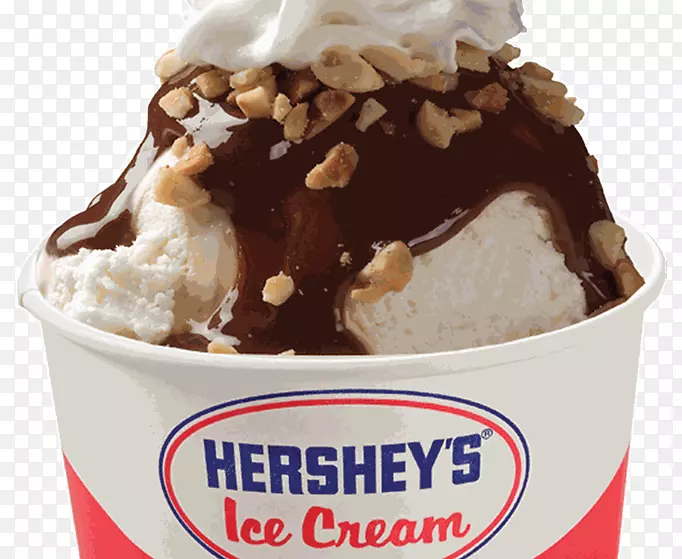 圣代巧克力冰淇淋冷冻酸奶冰淇淋锥-冰淇淋