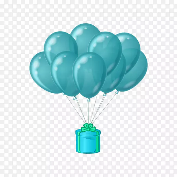 气球生日摄影剪贴画-气球