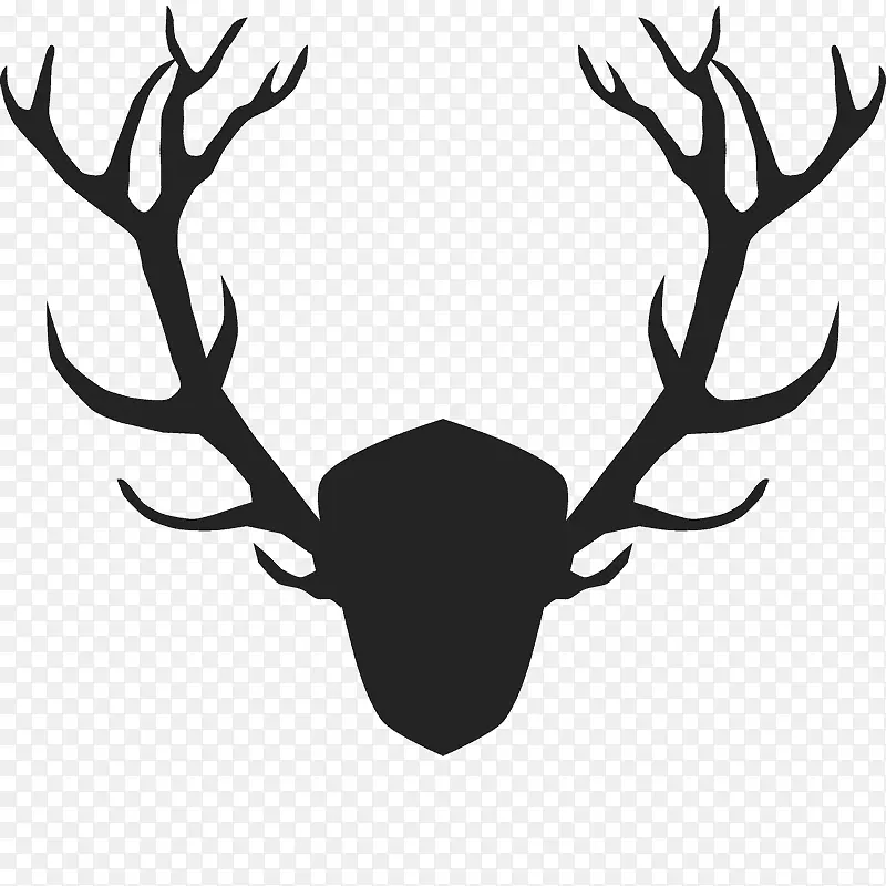 鹿群摄影标志-鹿