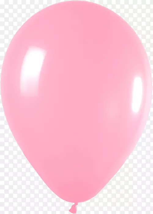 气球粉红色生日-气球