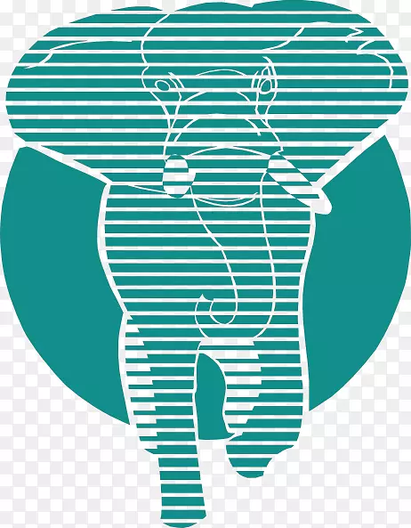 非洲象剪贴画-蓝象