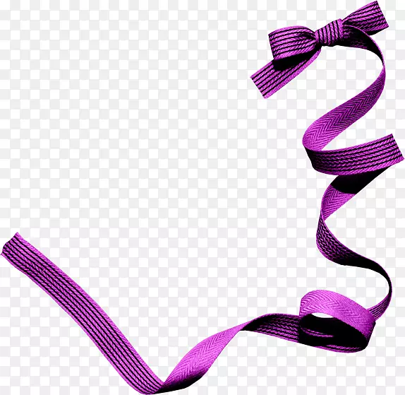 缎带紫色剪贴画-丝带