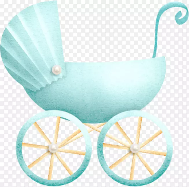 婴儿运输婴儿娃娃婴儿车儿童剪贴画