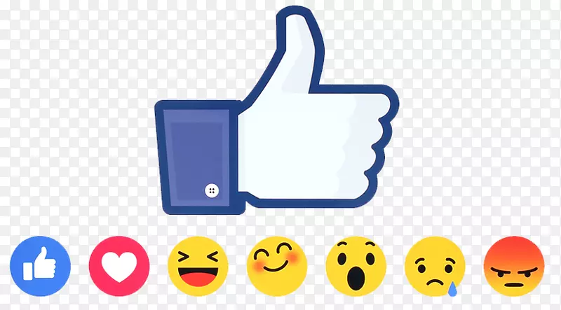 社交媒体facebook喜欢按钮表情符号-社交媒体