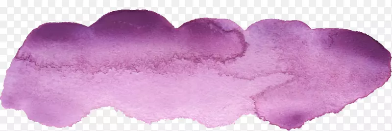 水彩画紫色