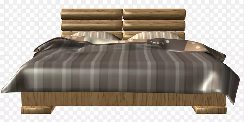床框羽绒被盖木料