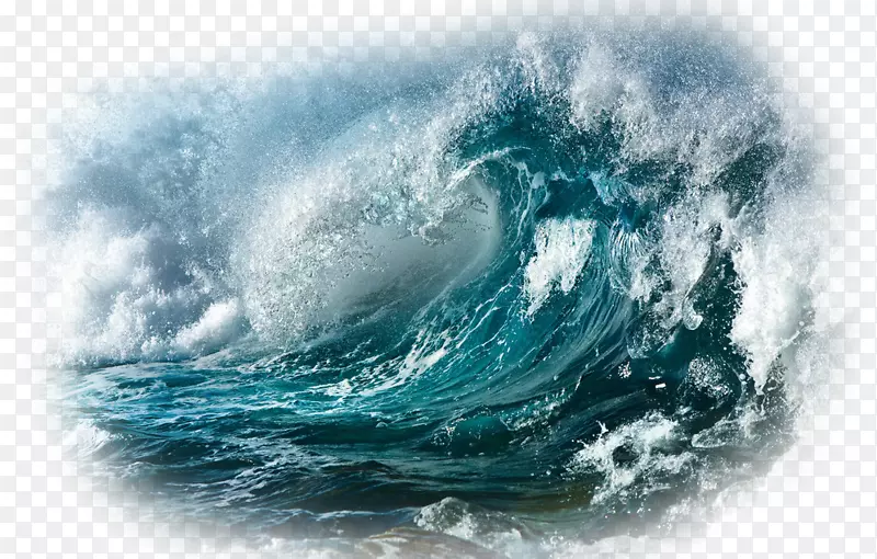 海洋风浪，海洋风暴，桌面壁纸-海洋