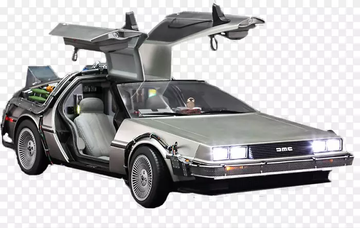 DeLorean dmc-12车DeLorean汽车公司DeLorean时光机玩具车