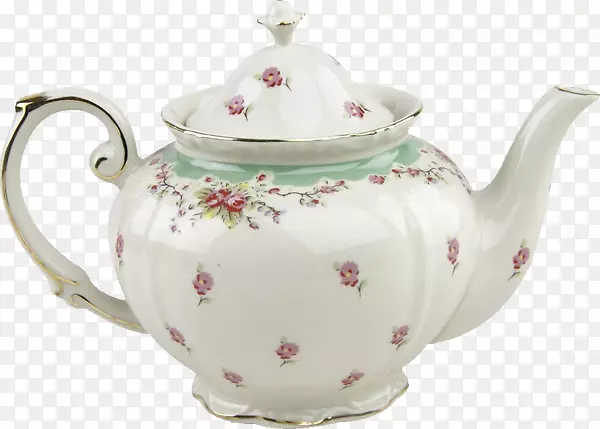瓷茶壶，餐具.水壶