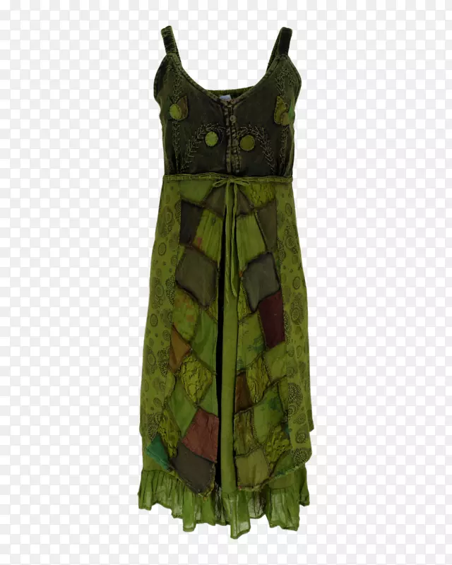 鸡尾酒裙-绿色连衣裙