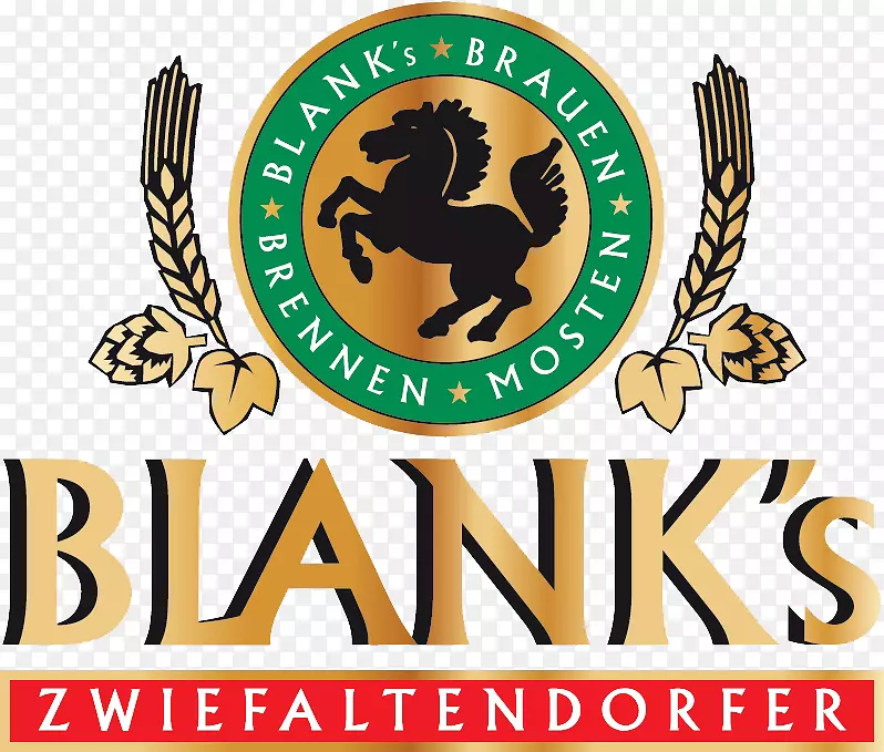 Black‘s Brauerei MIT Brauereiththof啤酒厂，麦芽，Brauer和M lzer-标志空白