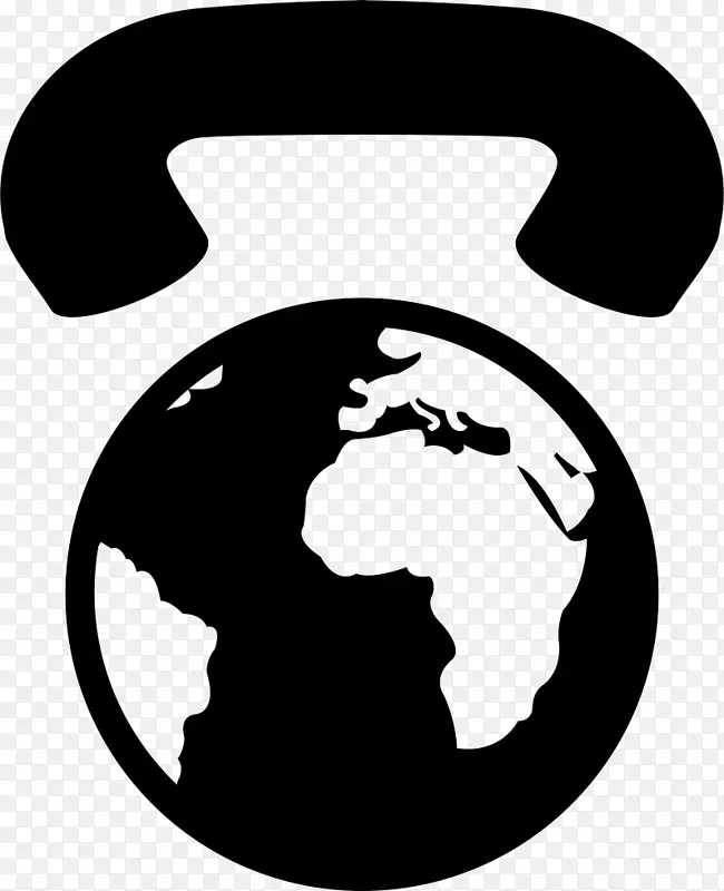 电脑图标移动电话地球互联网-地球