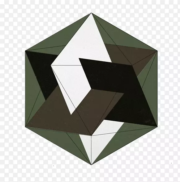 神圣几何形状三角形黄金比率-三角形