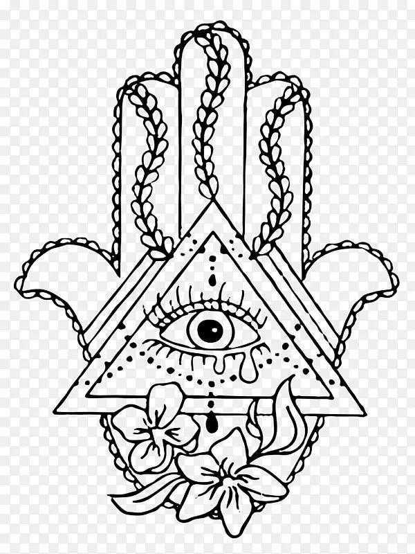 iphone 6视觉艺术线艺术iphone 5s-hamsa