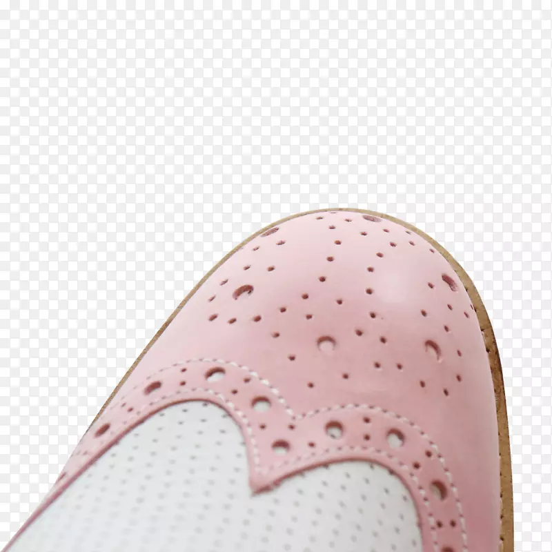 粉红m鞋-白色粉末