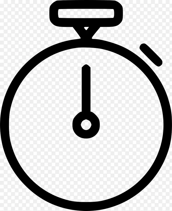 秒表计时器计算机图标.时钟
