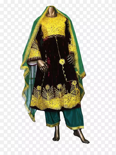 长袍服装沙尔瓦·卡梅兹·库尔塔-正式女性