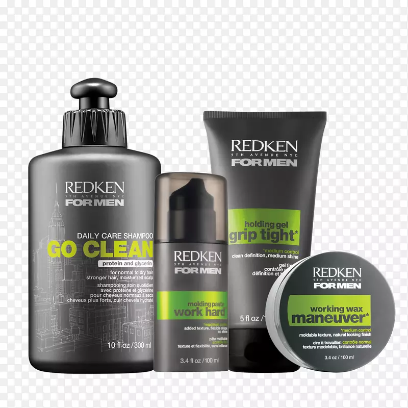 雷德肯适用于男性，薄荷，清洁洗发水，护发，男士护发，薄荷，清洁洗发水，护发素-黑发