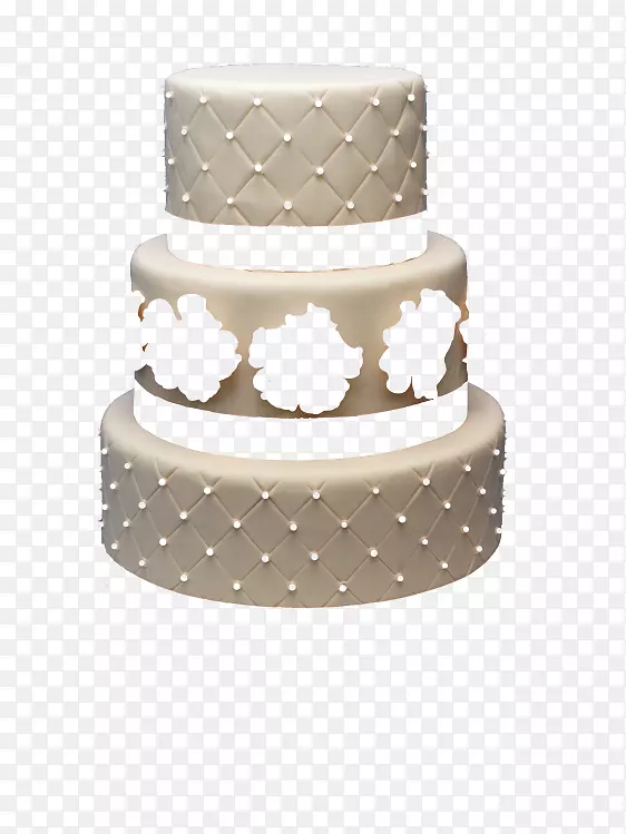 婚礼蛋糕奶油蛋糕装饰-玫瑰和珍珠