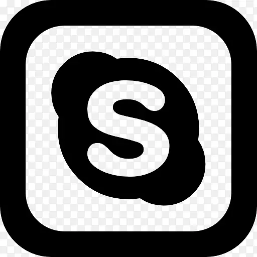 徽标拼接机计算机图标-skype