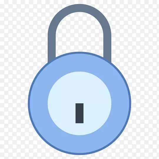 挂锁计算机图标符号挂锁