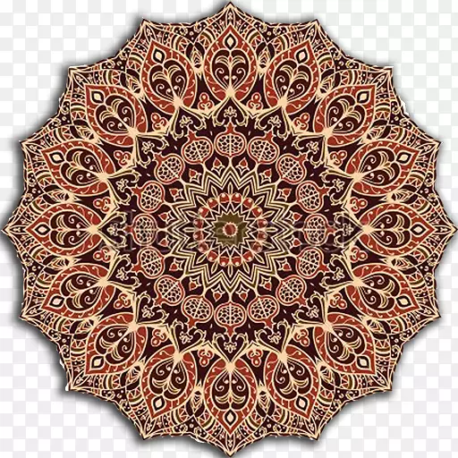 喀什地毯装饰垫花纹.地毯
