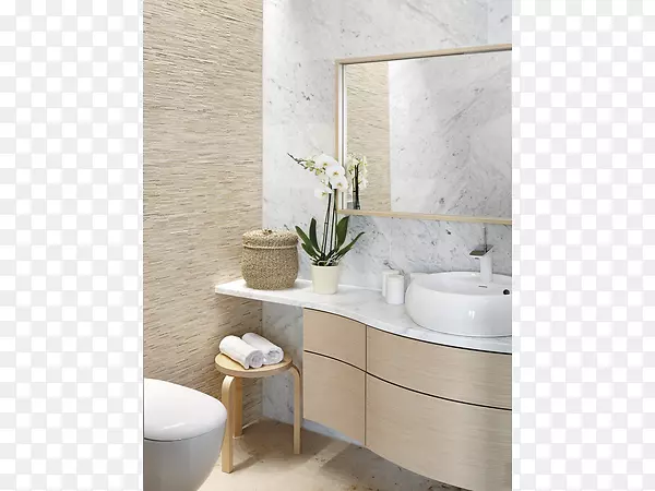 浴室卡拉拉大理石台面瓷砖-金门