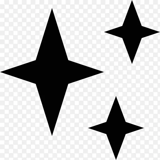 艺术和文化符号中的星形多边形计算机图标形状