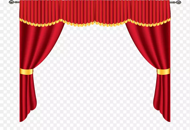 剧院窗帘和舞台窗帘玩具剧院剪辑艺术窗帘纺织品