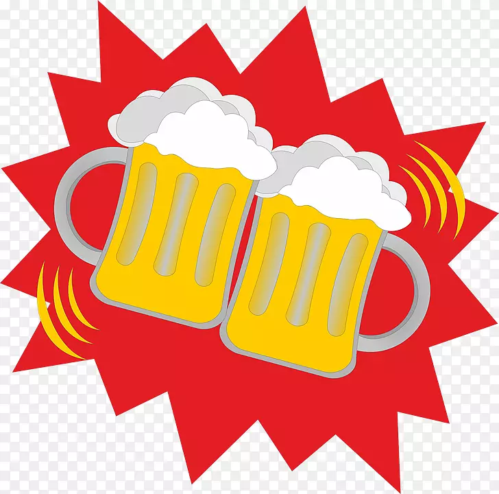 啤酒杯啤酒厂食品剪辑艺术-啤酒