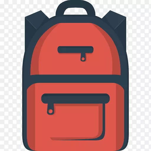 书包学校电脑图标-背包