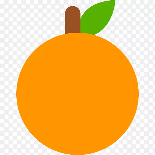 橙色素食烹饪电脑图标剪辑艺术-橙色食物