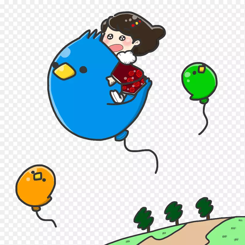 气球卡通线夹艺术-气球