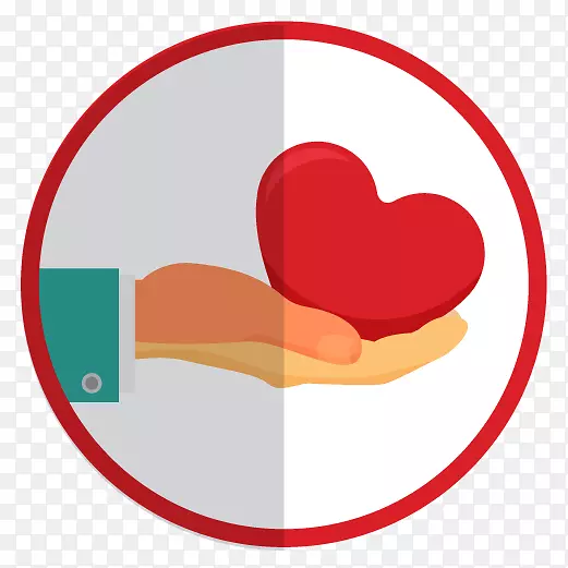 捐赠心脏血液电脑图标剪辑艺术-心脏