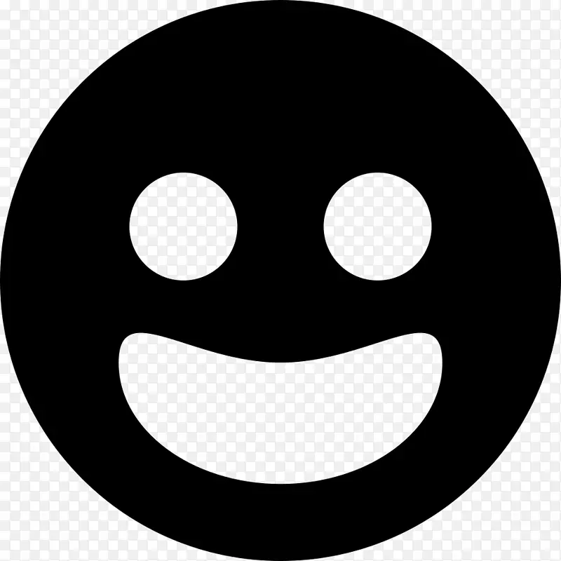 笑脸表情电脑图标剪影剪贴画-笑脸