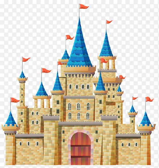 电脑图标城堡剪贴画