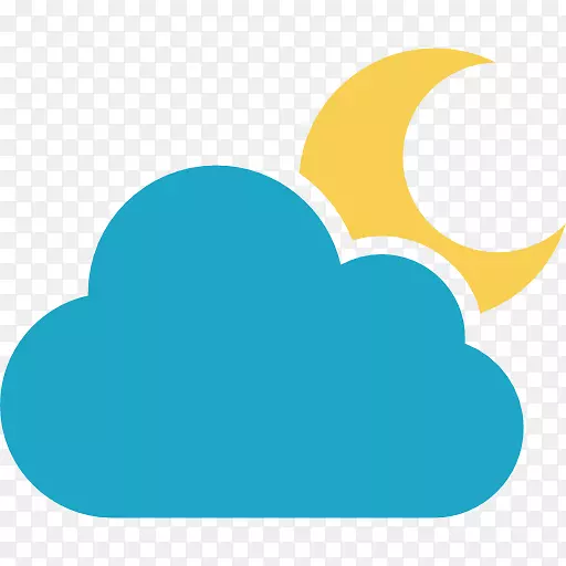 云彩电脑图标天空雨夹子艺术-云