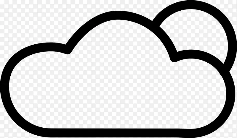 云计算机图标雨天气剪辑艺术-云