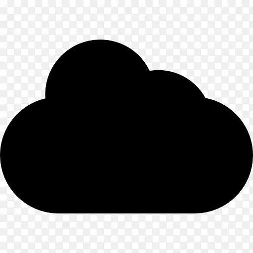 云计算云存储计算机图标.云计算