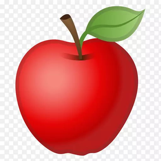 苹果彩色表情符号电脑图标水果表情符号