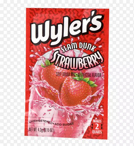 草莓汽水威勒的口味软饮料混合草莓