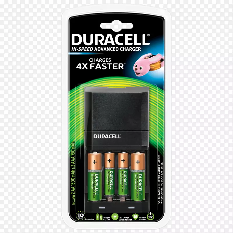 电池充电器AAA电池Duracell镍-金属氢化物电池-Duracell
