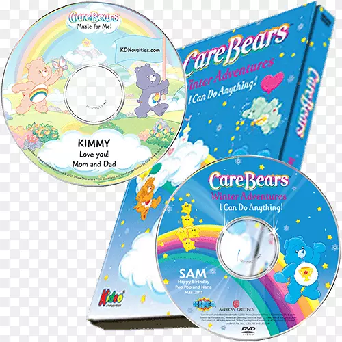 光盘dvd儿童个性化图书护理熊-儿童冬季